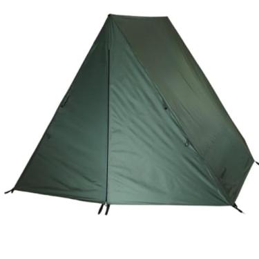 Imagem de Barraca Canadense 5P, Verde, Poliéster, Estrutura de Tubos de Aço, 2,5m x 2,2m x 1,6m, 5,5kg, Camping, Coluna d'água 2000mm, 2 Bolsos Internos