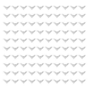 Imagem de UGPLM Protetores de canto de metal para livros, versáteis enfeites de canto para porta-retratos e cadernos, 100 Peças de Prata