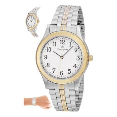 Imagem de RELOGIO CHAMPION ANALOGICO BRANCO METAL MISTO CH22126B