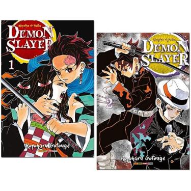 Imagem de Kit Mangá Demon Slayer Kimetsu No Yaiba Vol 1 + Vol 2