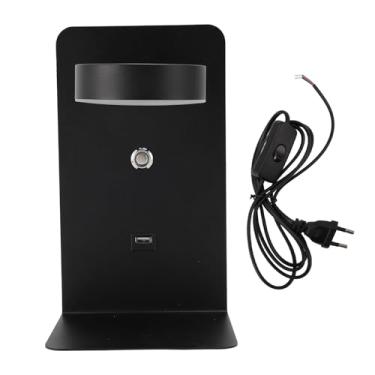 Imagem de Aramox Plugue de LED na Luz de Parede, Cabeça de Lâmpada Rotativa de 350 Graus Com Porta de Carregamento USB 12W SMD 2835LED para Dormitório de Quarto Luz Noturna