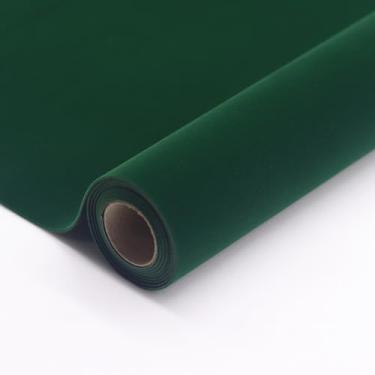 Imagem de Forro de gaveta de veludo macio autoadesivo de tamanho grande verde DIY forro de feltro para gavetas caixa de joias forro de feltro arte e artesanato armário de exibição prateleira cobrindo 24 x 117