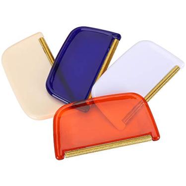 Imagem de aqxreight 4 Peças Mini Removedor de Fiapos Manual Suéter Tecido Roupas Ferramenta de Limpeza de Lavanderia Aparador de Bola de Cabelo Com Tamanho para Seu Espaço Em Poeira Penugem Cabelo Toda