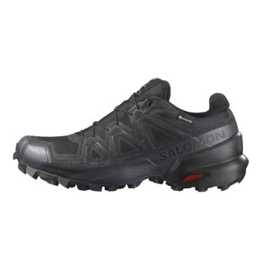 Imagem de Salomon Speedcross 5 GTX, Tênis de corrida feminino à prova d'água, Preto/Preto/Fantasma, 36
