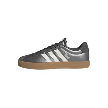Imagem de adidas Tênis feminino VL Court 3.0, Ferro metálico/branco/cinza, 40