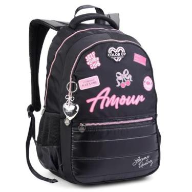 Imagem de Mochila Feminina Compartimento Laptop Coquete ColorUp - Seanite, Preto