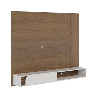 Imagem de Home Suspenso Jurere 160cm 1 Porta Basculante - Ssx Multicoisas Cor Amendoa/off White M...