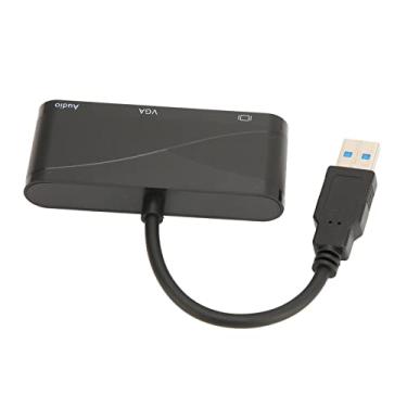 Imagem de Cryfokt Interface Multimídia USB para HD de Alta Velocidade 1080P 60HZ 5Gbps Adaptador USB 3.0 para VGA para Reuniões Compatível Com Laptop 7-11 OS X