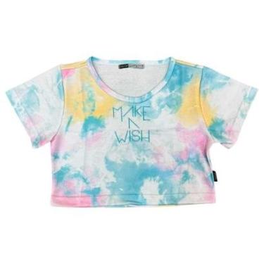 Imagem de Cropped Couts Clothing Make a Wish Feminino - Tie Dye-Feminino