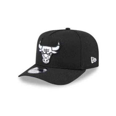 Imagem de BONE NEW ERA 9FIFTY A-FRAME SNAPBACK CHICAGO BULLS NBA PRETO-Masculino