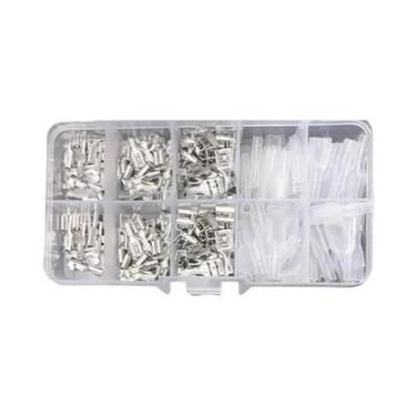 Imagem de Conector Elétrico Terminal Crimpado Em Forma De U 2.8 4.8 6.3mm Com Al