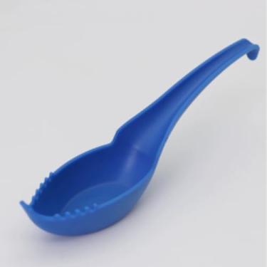 Imagem de Colher de Sopa Macarrão Ramen 2 em 1 com Garfo Utensílio Multifuncional para Amantes Cabo Ergonômico PP Grau Alimentar Design Leve Portátil e Estiloso Uso Casa Escritório