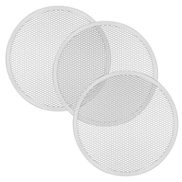 Imagem de BXUYAOXMC Bandeja de pizza de 30,5 cm, antiaderente, resistente à temperatura, bandeja de malha de pizza, reutilizável, para forno, casa, restaurante