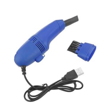 Imagem de EBTOOLS Mini Aspirador de pó Usb, Limpador de Teclado Portátil de Baixo Ruído e Grande Capacidade Com Interface Usb para Teclado de Computador, Laptop, Mesa (BLUE)