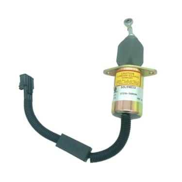 Imagem de Válvula solenoide de parada de motor 24 V 37Z36-56010A para peças sobressalentes de caminhão e escavadeira solenoide de desligamento do motor diesel