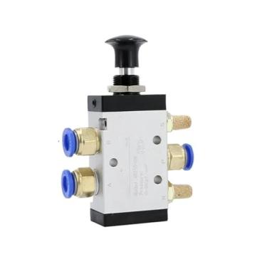 Imagem de Válvula manual 4R210-08 Interruptor de válvula de inversão pneumático bidirecional com cinco posições (com conexões de 10 mm)