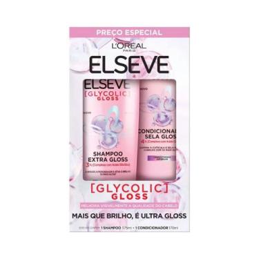 Imagem de Kit Elseve Glycolic Gloss Shampoo 375ml + Condicionador 170ml