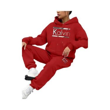 Imagem de Conjunto Esportivo Casual De Moda Hip-Hop Para Mulheres Outono Inverno