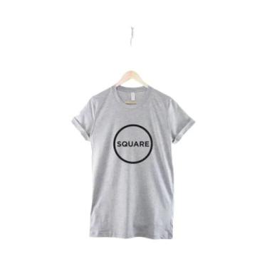Imagem de Camiseta Minimalista Feminina Harajuku De Manga Curta Com Estampa Gráf