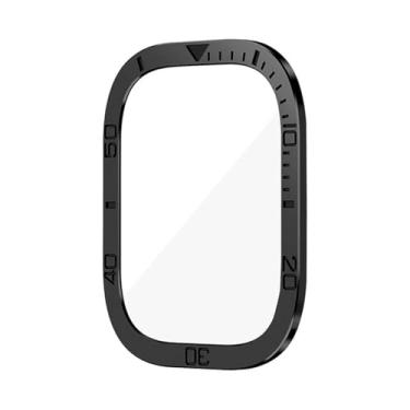 Imagem de EKSIL Protetor de tela para Apple Watch Ultra 49 mm, acessórios de capa de metal + vidro temperado para iWatch Ultra 2 anel de bisel de 49 mm, Ultra-Ultra 2 49mm, Ágata