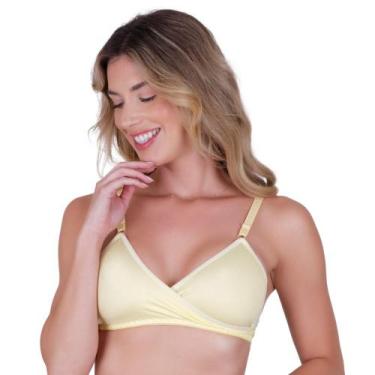 Imagem de Sutiã Trançado em Microfibra Cor:AmareloTamanho:G - Saulo Lingerie, Am