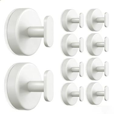 Imagem de Ganchos de ventosa para chuveiro: gancho de parede forte de 6,8 kg para banheiro, porta da frente, vidro, janela, trailer, suporte para toalha, guirlanda de Natal, casaco, bucha, impermeável e