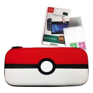 Imagem de Bolsa Bag Case Estojo Edição Pokebola Pokemon Ball Compatível Console 