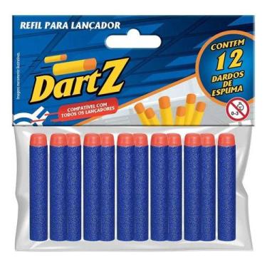 Imagem de Refil para Lançador DartZ com 12 Dardos - Art Brink - Zain