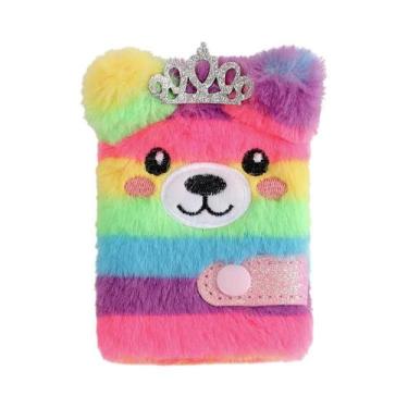 Imagem de Caderno Mini De Pelúcia Em Forma De Animal, Diário Portátil Para Estud