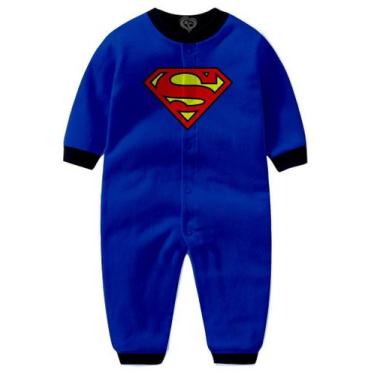 Imagem de Macacão Pijama Super Girl infantil Herois tip top, 1-2  anos