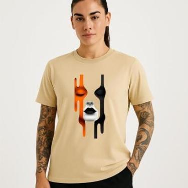 Imagem de Camiseta Feminina Algodão Premium Malha Grossa e Perfumada Academia Caminhada Treino Exercicios-Feminino