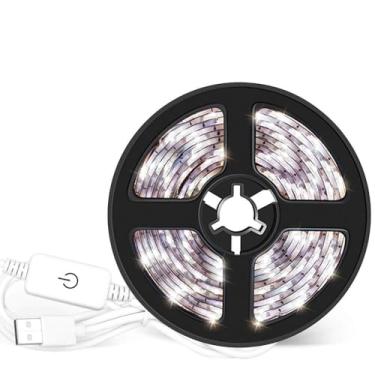 Imagem de Fita de LED com Dimmer USB Controle por Toque Luz Corda para TV Mesa Computador Fundo Casa Cozinha Iluminação Decorativa