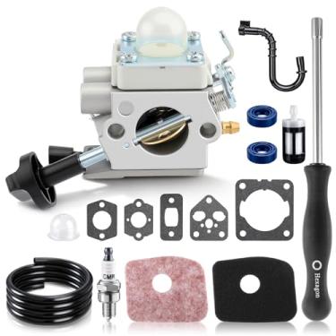 Imagem de Carburador BG56C para soprador de folhas STIHL BG56 SH56 Substituição # 4241-120-0632 4241-120-0622 4241-120-0615 ZAMA C1M-S260B, com kit de ajuste de filtro de ar