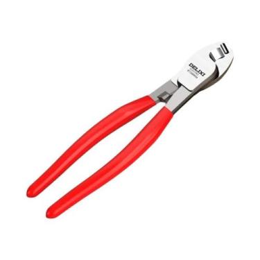 Imagem de Cortador De Cabo Elétrico, Alicate Decapador De Fios, Aço Cromo-Vanádi