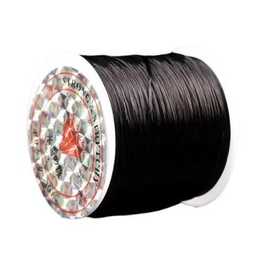 Imagem de Cordão Elástico De 0,7mm 40M Para Fazer Joias, Pulseiras De Miçangas, 