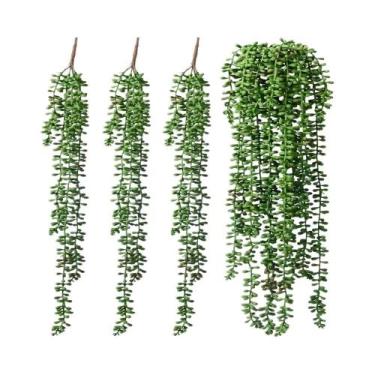 Imagem de Planta Artificial De Plástico Em Forma De Samambaia Para Decoração De 