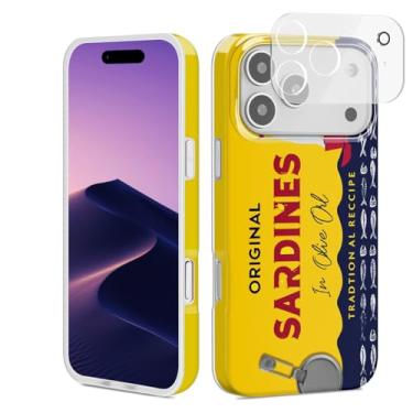 Imagem de GEQCDBN Capa compatível com iPhone 17 Pro, capa protetora de TPU (poliuretano termoplástico) à prova de choque e estética para mulheres e meninas de 6,3 polegadas, multicolorida