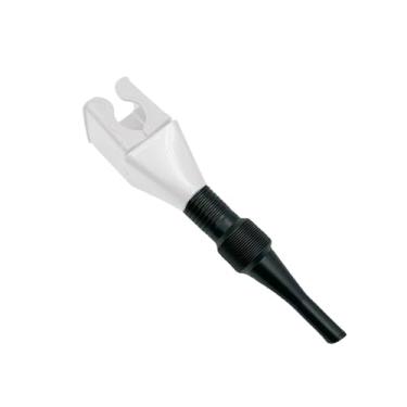 Imagem de Funil de reabastecimento de óleo de funil de plástico para carro, motocicleta, filtro de transferência de fluido, ferramenta de transferência de enchimento, acessórios automotivos (branco)