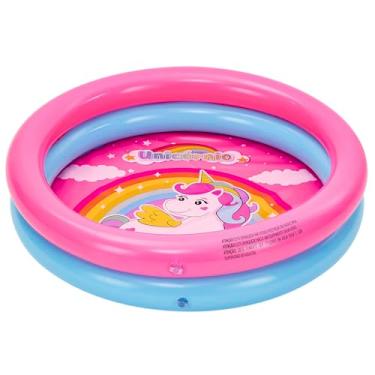 Imagem de DM Toys Piscina Inflável Infantil 21L Unicórnio