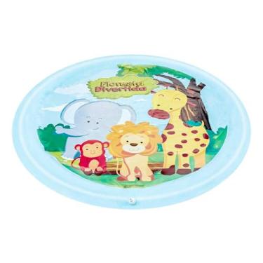 Imagem de DM Toys Piscina Inflável Infantil Fonte Chafariz Floresta Divertida 170cm