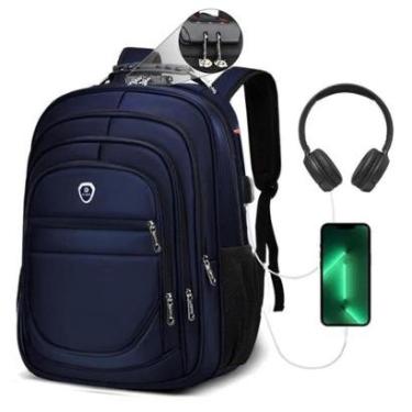 Imagem de Mochila Feminina Masculina Escolar Notebook Grande Executiva-Unissex