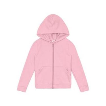 Imagem de Jaqueta Infantil Menina em Moletom Brandili Rosa-Feminino