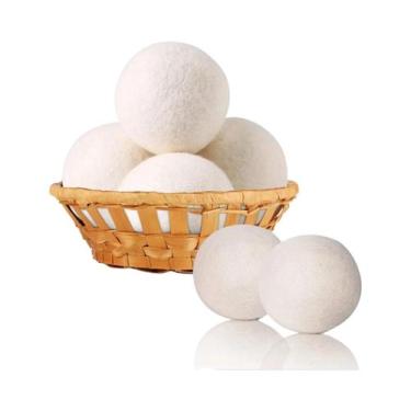 Imagem de Bolas De Secagem Para Pele Sensível Reutilizáveis Amaciante De Tecido 