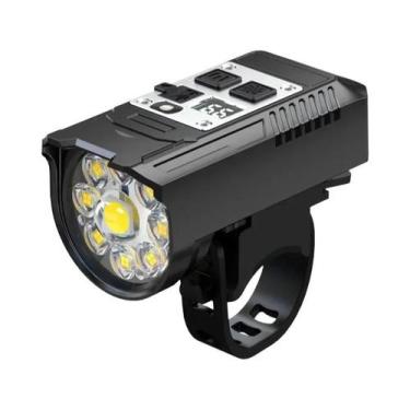 Imagem de Lanterna Frontal Recarregável De 9 LEDs Para Bicicleta, À Prova d'Água