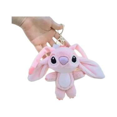 Imagem de Chaveiro De Pelúcia Fofo Do Stitch, Boneco De Anjo, Pingente De Bolsa,