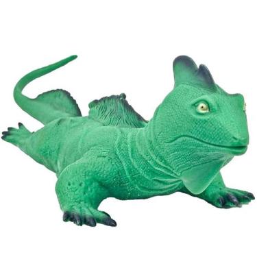 Imagem de Brinquedo Iguana Infantil Lagarto Grande 54 Cm Real Animals - Bee Toys
