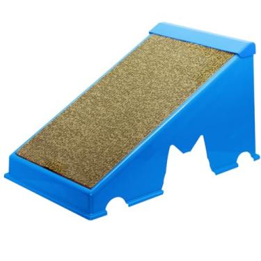 Imagem de arranhador para gato Interativo Anti Stress brinquedo rampa premium pet gatos(AZUL)