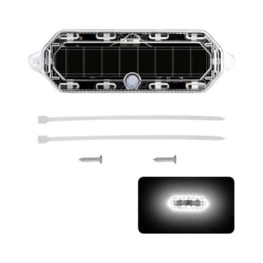 Imagem de Lanterna Estroboscópica LED Solar Sem Fio À Prova d'Água Para Motocicl