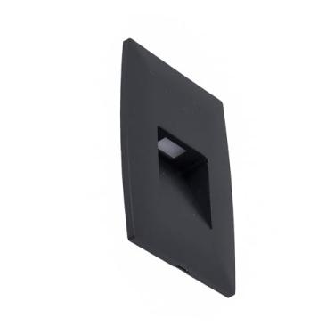 Imagem de Balizador Retangular Bivolt Preto - Gaya