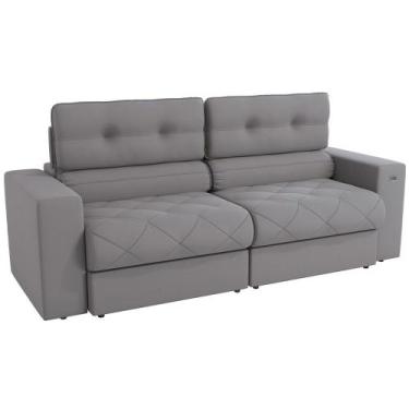 Imagem de Sofá Kappesberg Delta 2 Lugares Retrátil e Reclinável, VELUDO DELUXE/T